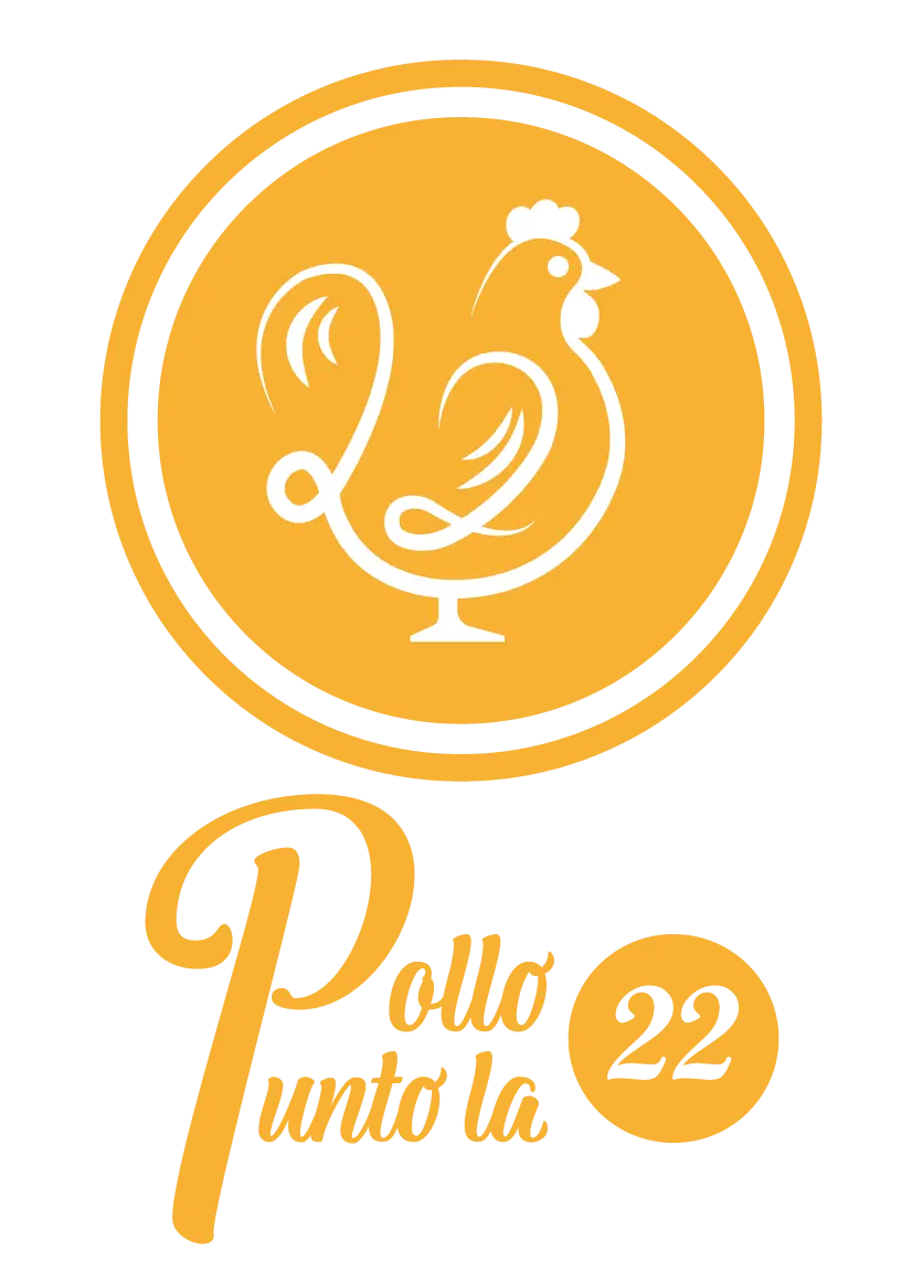 Insignia de Pollo Punto la 22, restaurante tradicional en Ipiales, Nariño